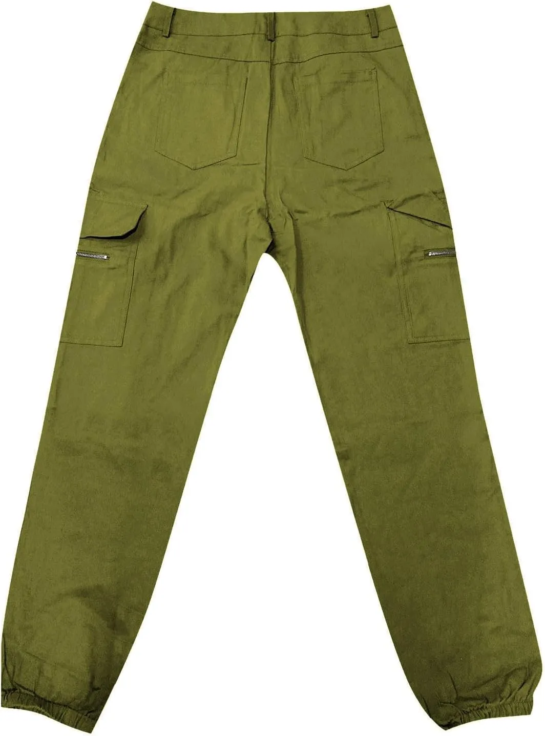 Womens Skinny Cargo Jeans with Pockets Mid Waist Flap Pocket Motorcycle Western Cowgirl Trousers Slim Fit Denim Pants