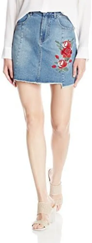 Women's True Beauty Detail Denim Skirt