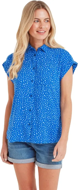 Womens/Ladies Alston Stars Capped Sleeved Shirt