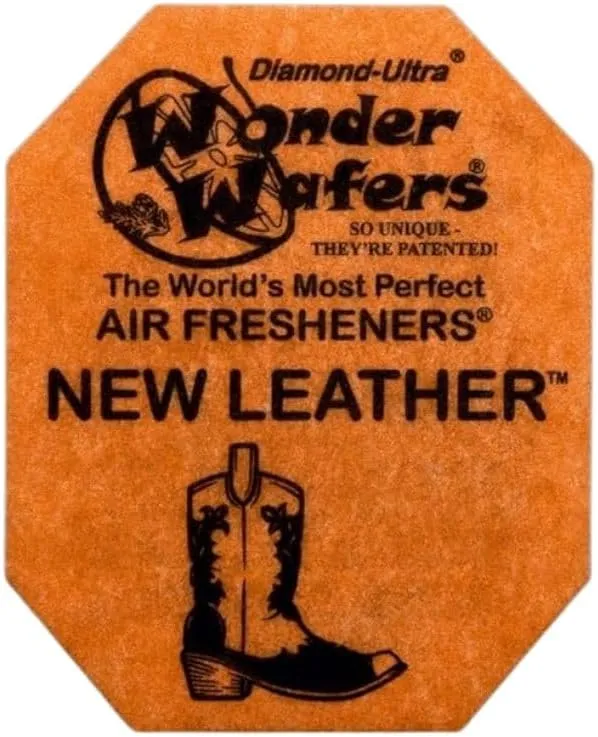Wonder Wafers 250 Count New Leather Unwrapped Automobile Professional Use Air Fresheners Car and Truck Detail