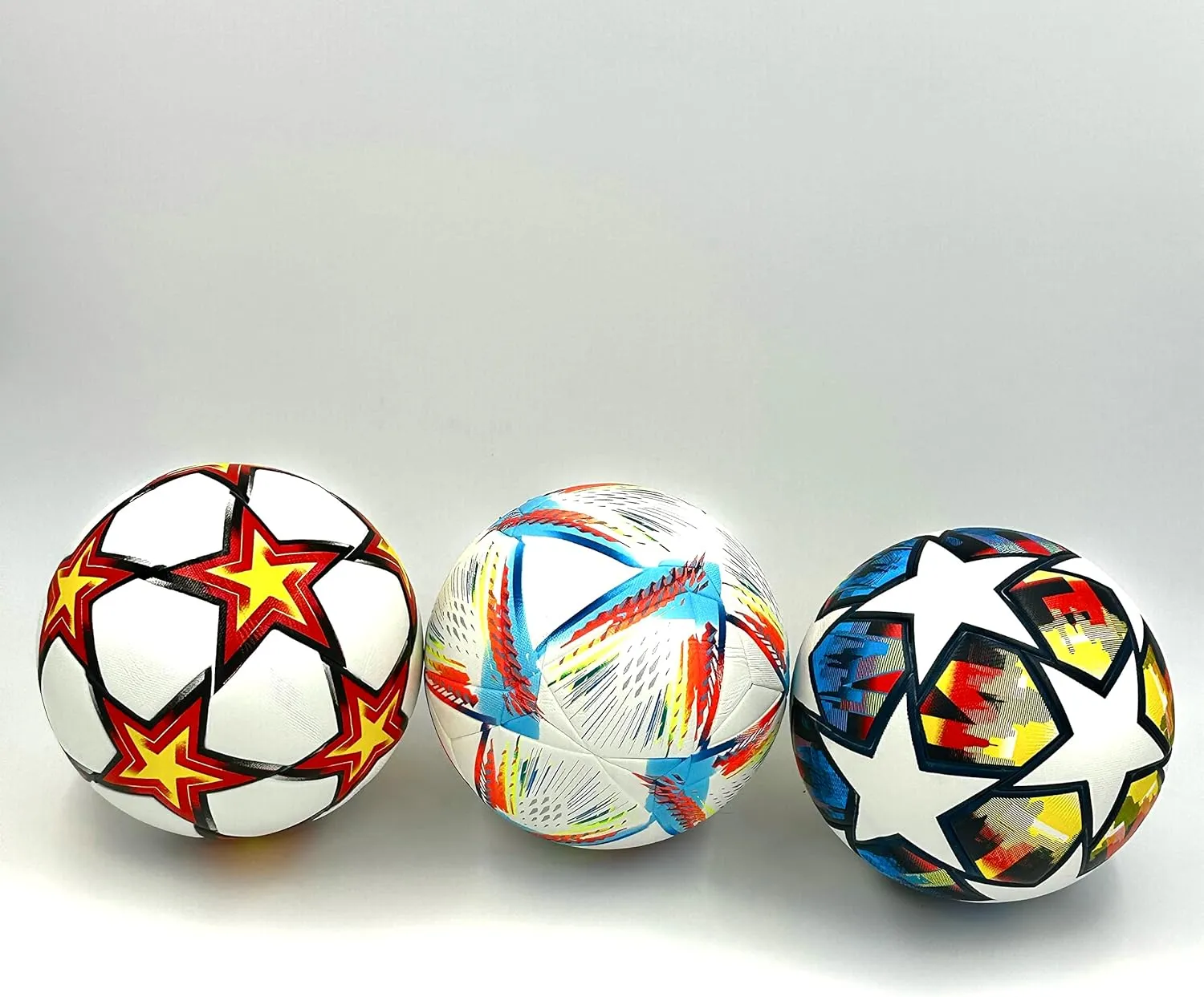 World Cup Quality League Quality Soccer Ball Size 5 Thermally Bonded Match Ball - Official Match Weight- Professional High Grade PU Leather- Pelota de Futbol
