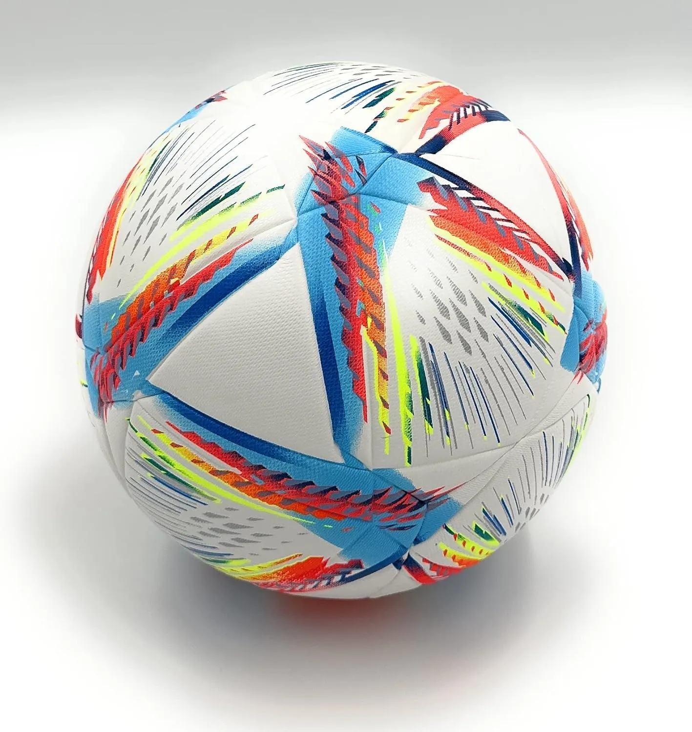 World Cup Quality League Quality Soccer Ball Thermally Bonded Match Ball Seamless Stitching- Official Match Weight- Professional Grade Leather- Pelota de Futbol