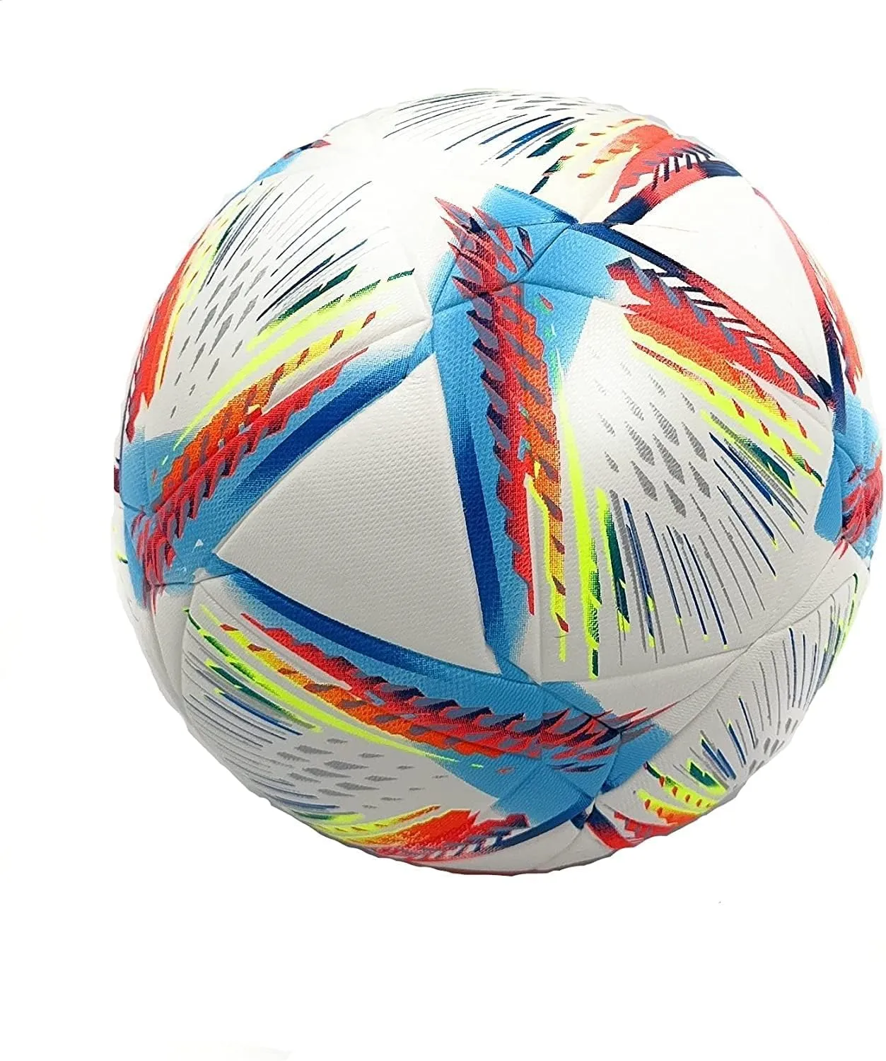World Cup Quality League Quality Soccer Ball Thermally Bonded Match Ball Seamless Stitching- Official Match Weight- Professional Grade Leather- Pelota de Futbol