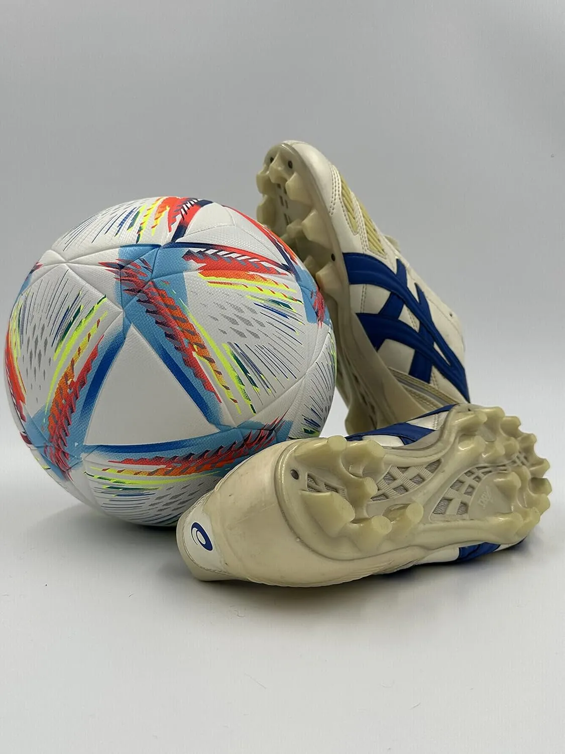 World Cup Quality Soccer Ball Size 5 Thermally Bonded Match Ball with Seamless Stitching- Official Match Weight- Long Lasting Professional High Grade PU Leather- Pelota de Futbol- USA