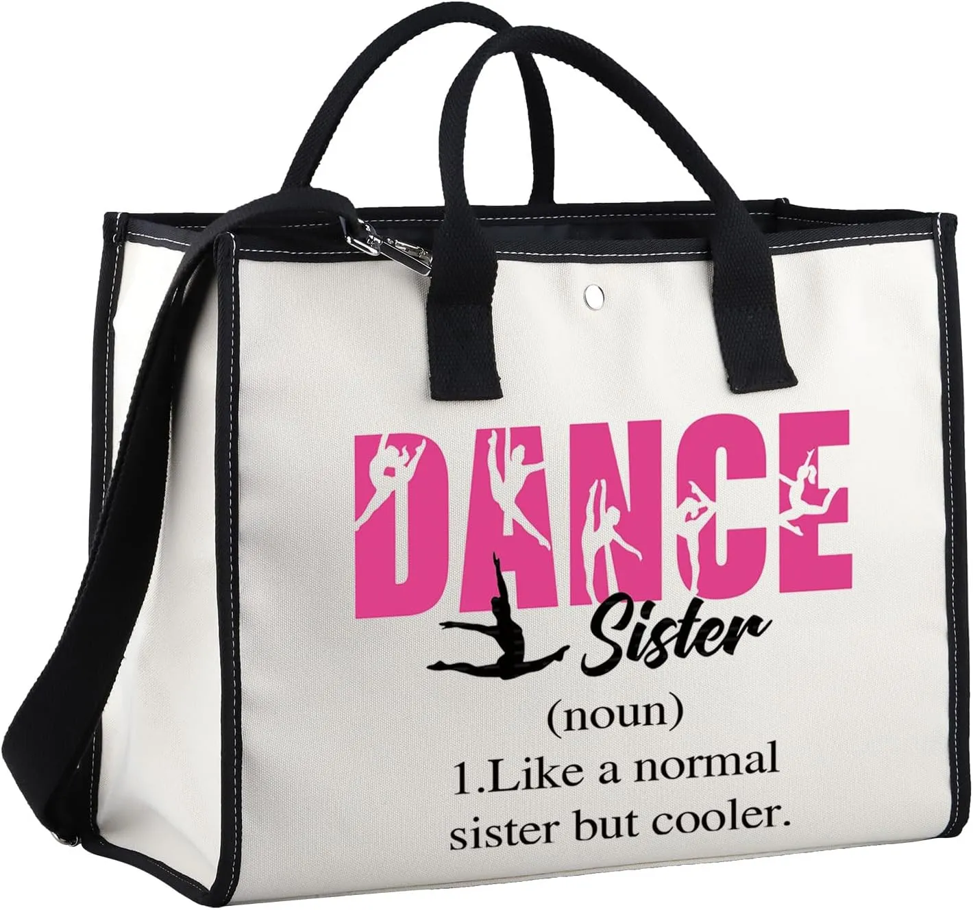 XYANFA Dance Sister Cosmetic Bag Dancing Gift Ballet Dancer Gift Little Sister Big Sis Gift Gifts For Dance Sister