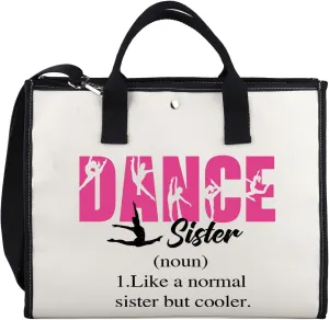 XYANFA Dance Sister Cosmetic Bag Dancing Gift Ballet Dancer Gift Little Sister Big Sis Gift Gifts For Dance Sister