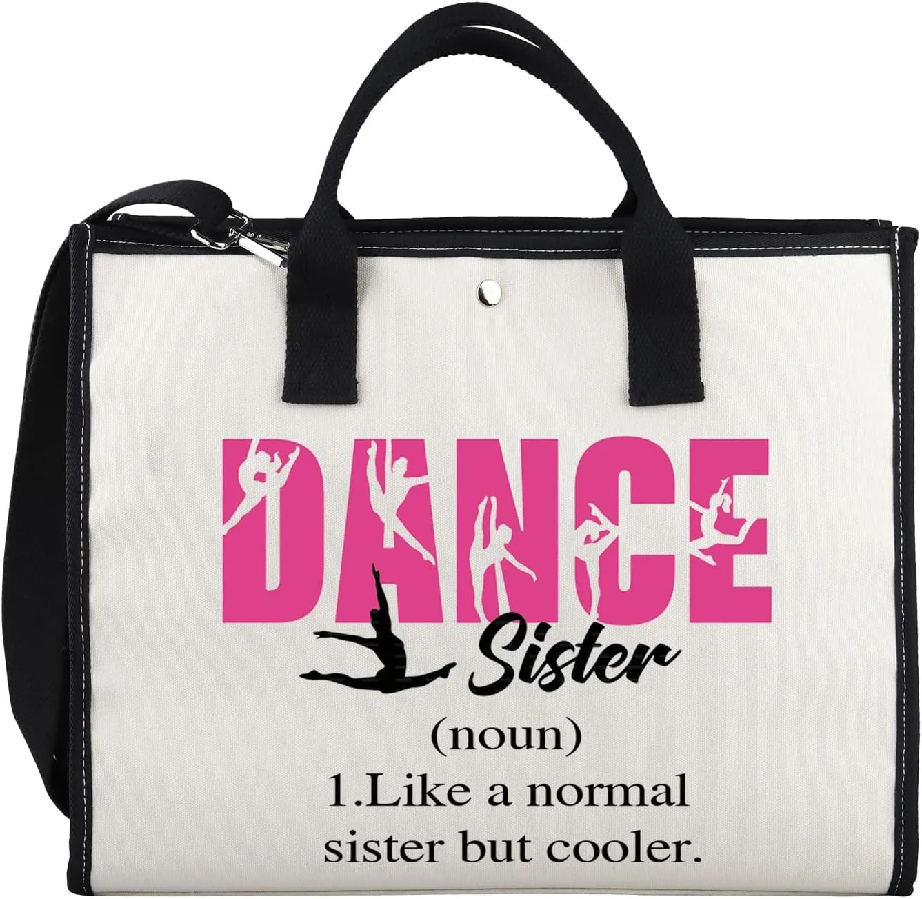 XYANFA Dance Sister Cosmetic Bag Dancing Gift Ballet Dancer Gift Little Sister Big Sis Gift Gifts For Dance Sister