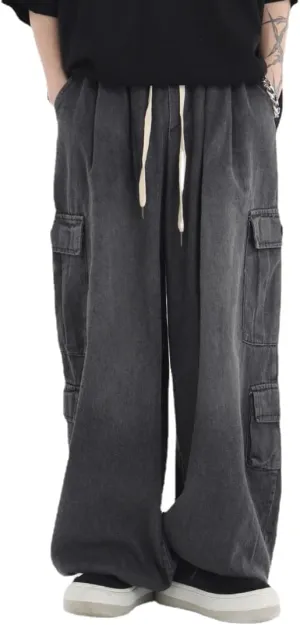 Y2K Baggy Jeans Women Fairycore Cargo Pants Grunge Emo Denim Clothing Patchwork Aesthetic Sweatpants Alt Clothes