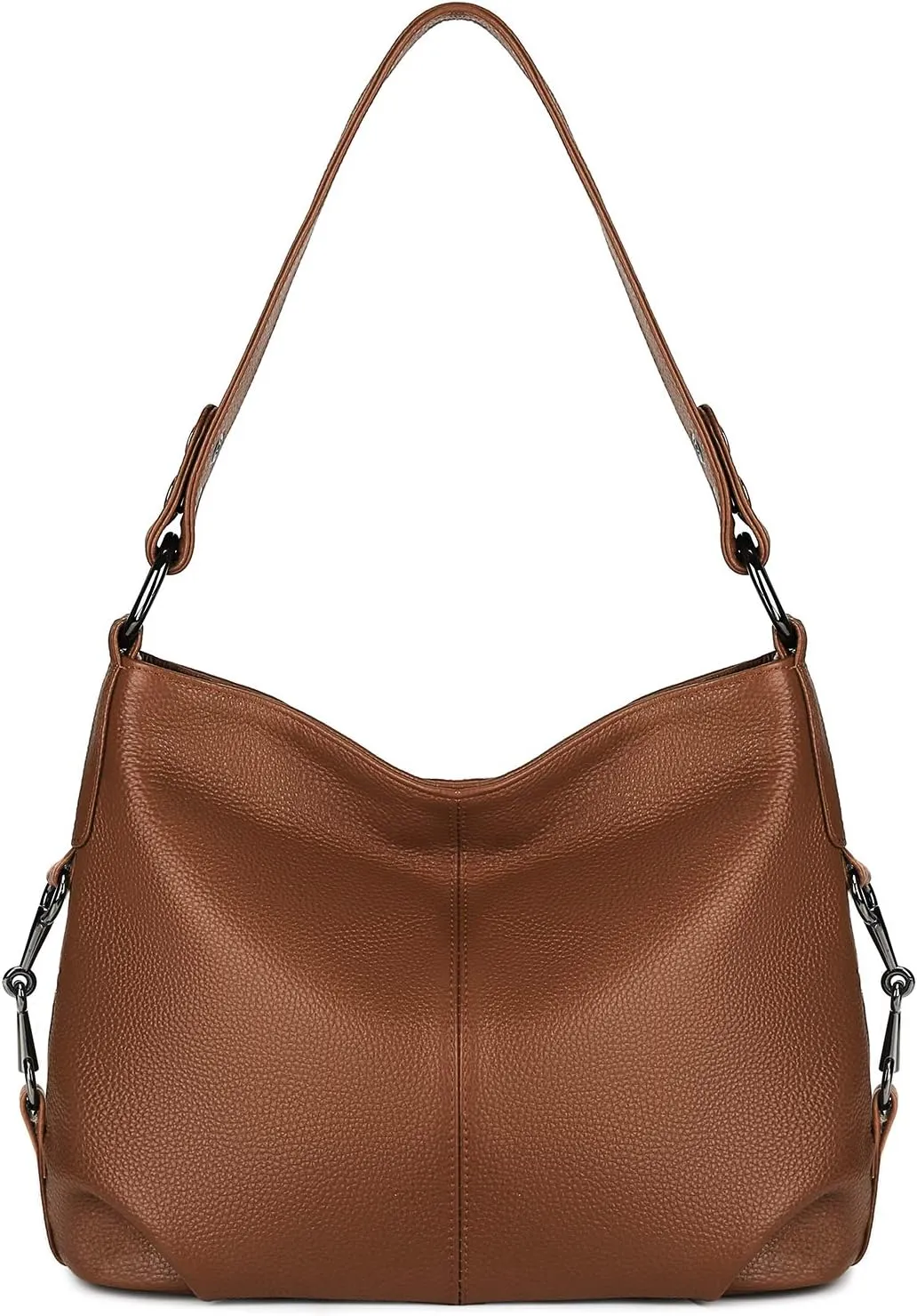 YALUXE Real Leather Hobo Shoulder Bag Genuine Leather Purse Handbag Crossbody Bags for Women