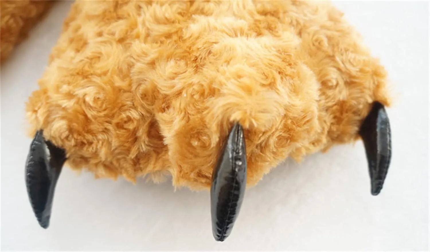 YESBOR Soft Plush Warm House Slippers Animal Costume Claw Halloween Shoes