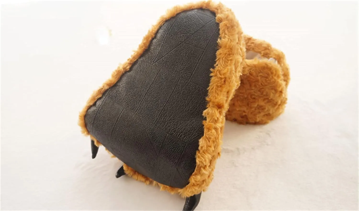 YESBOR Soft Plush Warm House Slippers Animal Costume Claw Halloween Shoes
