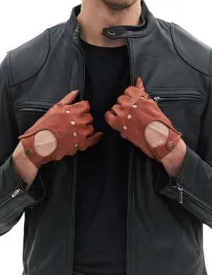 YISEVEN Men's Leather Driving Gloves
