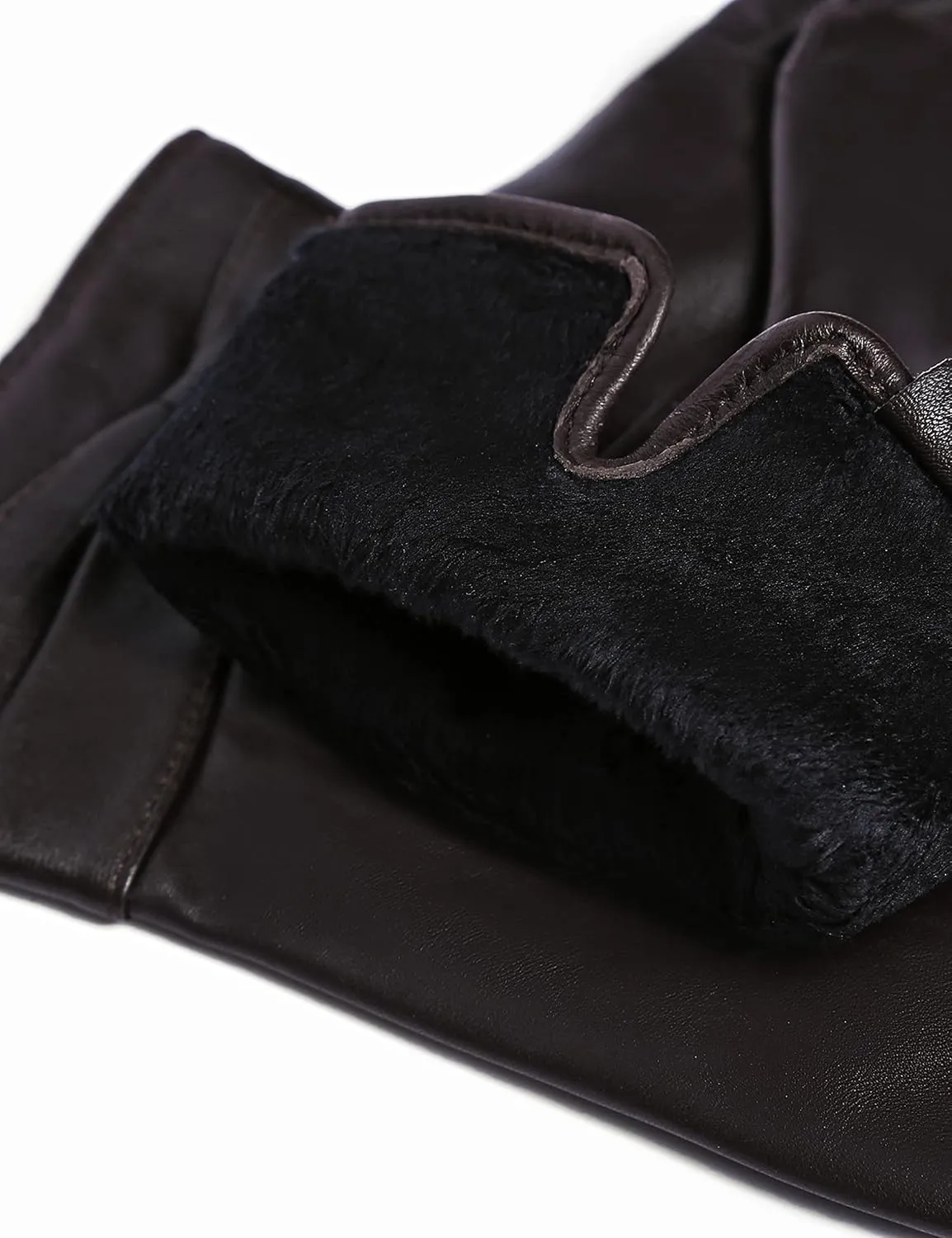YISEVEN Women's Touchscreen Lambskin Dress Leather Gloves with Knot