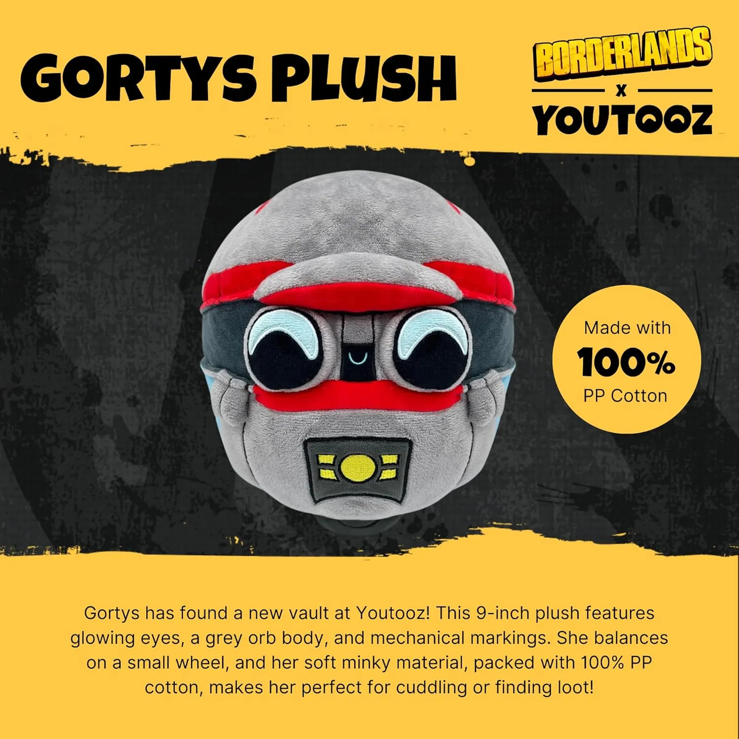 Youtooz Borderlands Gortys 9" Plush - Collectible Plushie From Borderlands by Youtooz Plush Collection