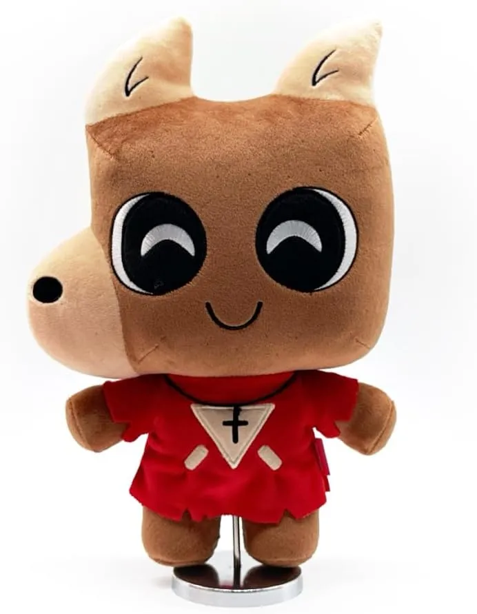 Youtooz Dog 9 inch Cult of The Lamb Plush, Collectible Stuffed Dog from Cult of The Lamb Collection