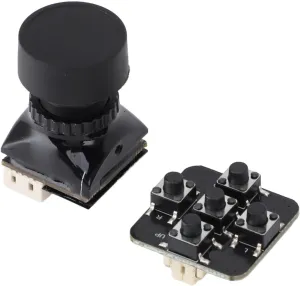 Yunseity FPV Camera, 1200TVL High Resolution Micro RC Car Camera, Wide Angle 100dB WDR Day/Night Adjustable OSD Camera for FPV Racing Drones