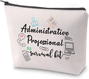 ZJXHPO Administrative Professional Cosmetic Bag - Admin Squad Gift (Admin Professional)